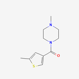 molecular formula C11H16N2OS B4670026 (4-Methylpiperazin-1-yl)(5-methylthiophen-3-yl)methanone 