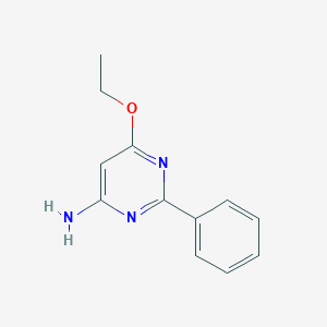 molecular formula C12H13N3O B046712 6-Ethoxy-2-phenylpyrimidin-4-amine CAS No. 119225-03-5