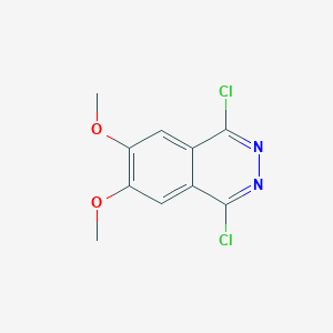 molecular formula C10H8Cl2N2O2 B046717 1,4-Dichloro-6,7-dimethoxyphthalazine CAS No. 99161-51-0