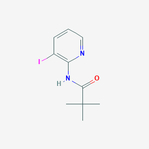 molecular formula C10H13IN2O B046723 N-(3-iodopyridin-2-yl)pivalamide CAS No. 113975-31-8