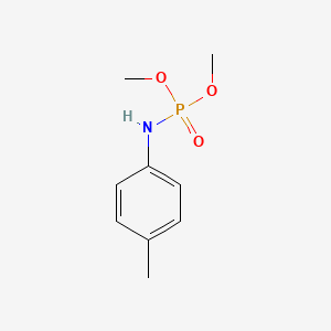 molecular formula C9H14NO3P B4672597 Phosphoramidic acid, (4-methylphenyl)-, dimethyl ester CAS No. 25627-01-4