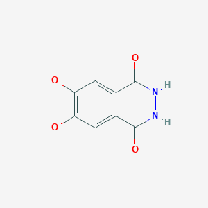 molecular formula C10H10N2O4 B046726 6,7-Dimethoxy-1,4-phthalazinediol CAS No. 10001-35-1