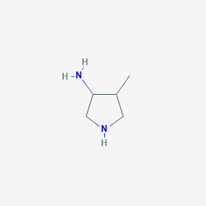 molecular formula C5H12N2 B046727 4-Methyl-3-pyrrolidinamine CAS No. 116729-74-9