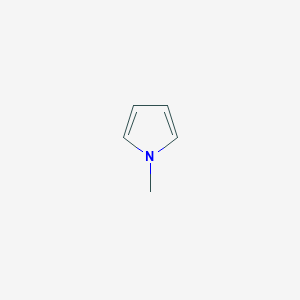 molecular formula C5H7N B046729 1-甲基吡咯 CAS No. 96-54-8