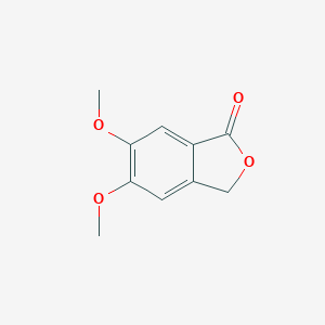 molecular formula C10H10O4 B046730 5,6-Dimethoxy-3H-isobenzofuran-1-one CAS No. 531-88-4