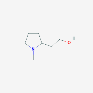 molecular formula C7H15NO B046732 1-Methyl-2-pyrrolidineethanol CAS No. 67004-64-2
