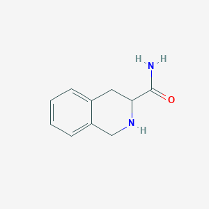 molecular formula C10H12N2O B046738 1,2,3,4-Tetrahydroisoquinoline-3-carboxamide CAS No. 112794-29-3