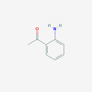 molecular formula C8H9NO B046740 2'-氨基苯乙酮 CAS No. 551-93-9