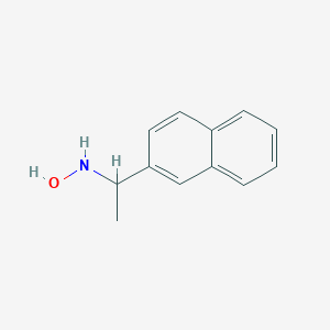 molecular formula C12H13NO B046742 N-(1-Naphthalen-2-yl-ethyl)hydroxylamine CAS No. 111525-02-1