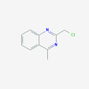 molecular formula C10H9ClN2 B046745 2-(Chloromethyl)-4-methylquinazoline CAS No. 109113-72-6
