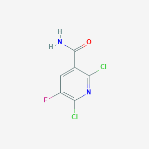 molecular formula C6H3Cl2FN2O B046746 2,6-Dichloro-5-fluoronicotinamide CAS No. 113237-20-0