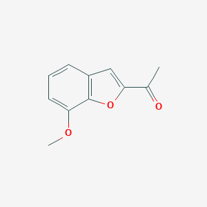 molecular formula C11H10O3 B046750 2-Acetyl-7-methoxybenzofuran CAS No. 43071-52-9