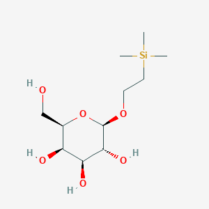 molecular formula C11H24O6Si B046753 2-(Trimethylsilyl)ethyl beta-galactopyranoside CAS No. 117252-95-6