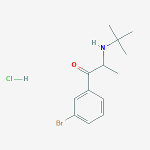 2-(tert-Butylamino)-3'-bromopropiophenone Hydrochloride