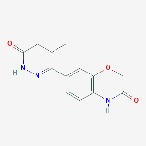 molecular formula C13H13N3O3 B046764 Bemoradan CAS No. 123169-88-0