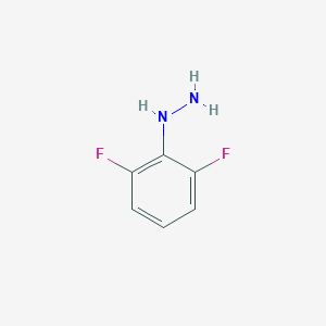 molecular formula C6H6F2N2 B046770 2,6-Difluorophenylhydrazine CAS No. 119452-66-3