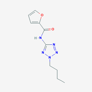 molecular formula C10H13N5O2 B4677593 N-(2-butyl-2H-tetrazol-5-yl)-2-furamide 