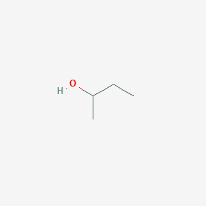 molecular formula C4H10O<br>CH3CHOHCH2CH3<br>C4H10O B046777 2-丁醇 CAS No. 78-92-2
