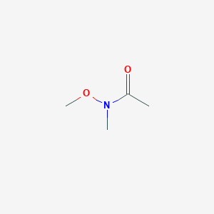 molecular formula C4H9NO2 B046778 N-甲氧基-N-甲基乙酰胺 CAS No. 78191-00-1
