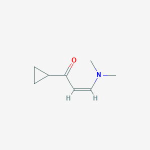 molecular formula C8H13NO B4678023 (2Z)-1-cyclopropyl-3-(dimethylamino)prop-2-en-1-one 