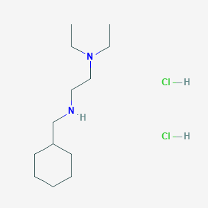 molecular formula C13H30Cl2N2 B4679350 N'-(cyclohexylmethyl)-N,N-diethylethane-1,2-diamine dihydrochloride 