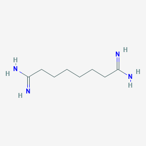molecular formula C8H18N4 B046795 Octanediimidamide CAS No. 119301-02-9