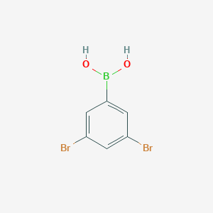 molecular formula C6H5BBr2O2 B046796 3,5-二溴苯硼酸 CAS No. 117695-55-3
