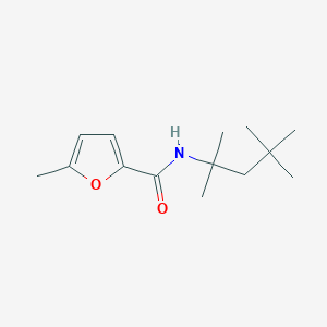 molecular formula C14H23NO2 B4680282 5-METHYL-N-(2,4,4-TRIMETHYL-2-PENTANYL)-2-FURAMIDE 