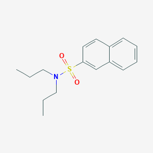 molecular formula C16H21NO2S B4680643 NN-DIPROPYLNAPHTHALENE-2-SULFONAMIDE 