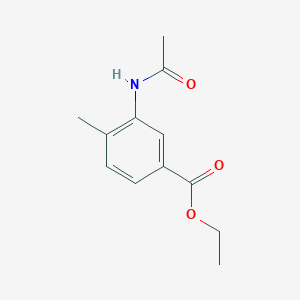 molecular formula C12H15NO3 B4681167 ethyl 3-(acetylamino)-4-methylbenzoate 