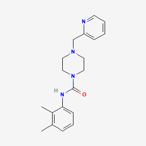 molecular formula C19H24N4O B4681306 N-(2,3-dimethylphenyl)-4-(2-pyridinylmethyl)-1-piperazinecarboxamide 