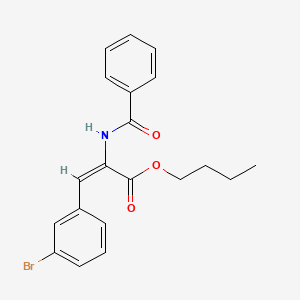 molecular formula C20H20BrNO3 B4681657 butyl (E)-2-benzamido-3-(3-bromophenyl)prop-2-enoate 