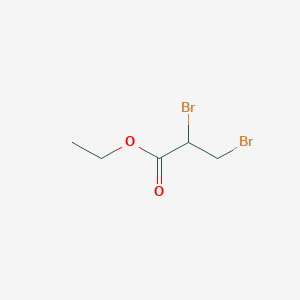 molecular formula C5H8Br2O2 B046817 Ethyl 2,3-dibromopropionate CAS No. 3674-13-3