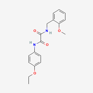 molecular formula C18H20N2O4 B4681835 N-(4-ethoxyphenyl)-N'-(2-methoxybenzyl)ethanediamide 