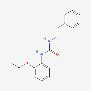 molecular formula C17H20N2O2 B4682330 N-(2-ETHOXYPHENYL)-N'-PHENETHYLUREA 