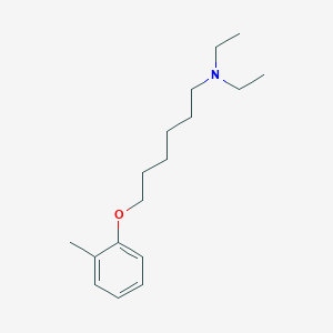 molecular formula C17H29NO B4682606 N,N-diethyl-6-(2-methylphenoxy)-1-hexanamine 
