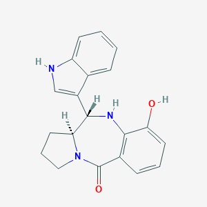 molecular formula C20H19N3O2 B046830 Tilivalline CAS No. 80279-24-9