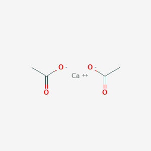 molecular formula C4H8CaO5 B046833 Calcium acetate hydrate CAS No. 114460-21-8
