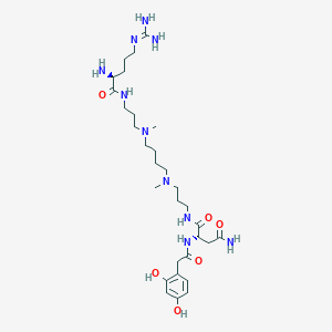 molecular formula C30H54N10O6 B046835 Argiotoxin 673 CAS No. 111924-44-8