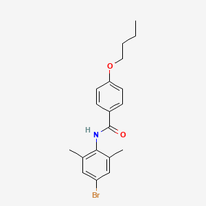 molecular formula C19H22BrNO2 B4683665 N-(4-bromo-2,6-dimethylphenyl)-4-butoxybenzamide 