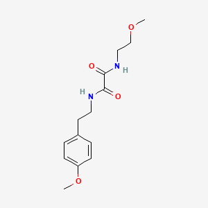 molecular formula C14H20N2O4 B4683699 N'-(2-methoxyethyl)-N-[2-(4-methoxyphenyl)ethyl]oxamide 