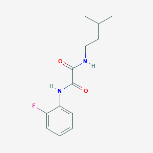 molecular formula C13H17FN2O2 B4684131 N1-(2-fluorophenyl)-N2-isopentyloxalamide 