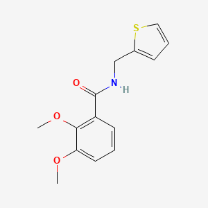 molecular formula C14H15NO3S B4684469 2,3-dimethoxy-N-(2-thienylmethyl)benzamide 