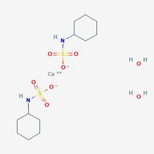 molecular formula C12H28CaN2O8S2 B046851 Cyclamate calcium dihydrate CAS No. 5897-16-5