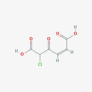 B046867 (Z)-5-Chloro-4-oxo-2-hexenedioic acid CAS No. 114435-26-6