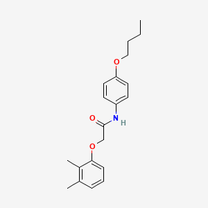 molecular formula C20H25NO3 B4687500 N-(4-butoxyphenyl)-2-(2,3-dimethylphenoxy)acetamide 
