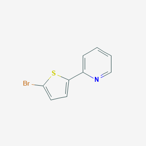 molecular formula C9H6BrNS B046880 2-(5-Bromo-2-thienyl)pyridine CAS No. 123784-07-6