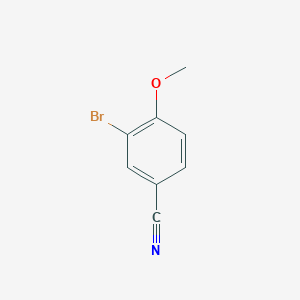 molecular formula C8H6BrNO B046890 3-Bromo-4-methoxybenzonitrile CAS No. 117572-79-9