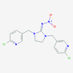 molecular formula C15H14Cl2N6O2 B046899 Imidacloprid Impurity 1 