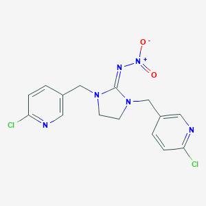 molecular formula C15H14Cl2N6O2 B046899 吡虫啉杂质 1 CAS No. 105828-41-9